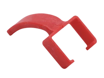visuel 261644-C30-S05 : CLIP ROUGE POUR CORDON RJ45 - SACHET DE 50PCS