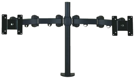 visuel F625BB-B0 : SUPPORT ECRAN COLONNE ETRIER 2x VESA 75/100