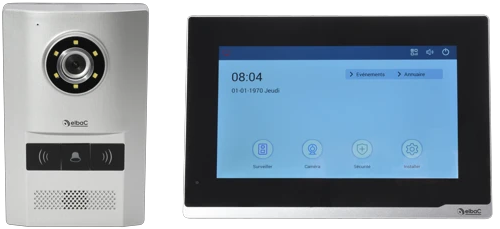 visuel IK01IP-BK : KIT INTERPHONE IP