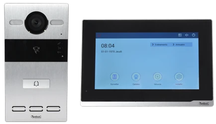 visuel IK03IP-BK : KIT INTERPHONE IP INOX