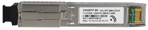 visuel ONGSFP-B0 : ONU SFP G984.5 20KM TX1310NM 1.244G RX1490NM 2.448G