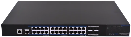 visuel S42434-B0 : SWITCH MANAGEABLE L2 390W - 24×1Gb/POE+ & 4×SFP 1Gb