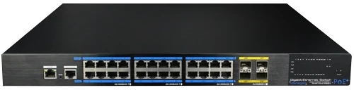 visuel S42435-B0 : SWITCH MANAGEABLE L3 390W - 24×1Gb/POE+ & 4×SFP 1Gb/10Gb
