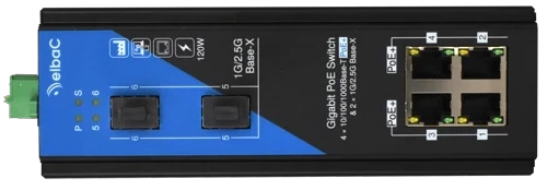 visuel S45434-02-B0 : SWITCH INDUS 120W L2 - 4×1Gb/POE+ & 2×SFP 1Gb