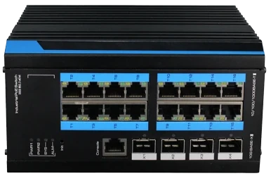 visuel S46635-B0 : SWITCH INDUS 360W L3 - 16×1Gb/POE+ & 4×SFP 1/10Gb