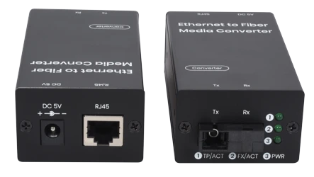 visuel S51352-BK : KIT CONVERTISSEUR FIBRE 1000 TX/FX SC