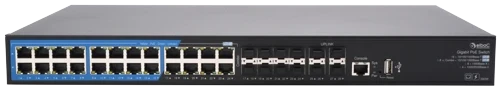 visuel S52434-B0 : SWITCH MANAGEABLE L2 390W - 16×1Gb/POE+ & (8×1Gb/POE+ / 8×SFP 1Gb) & 4×SFP2.5G