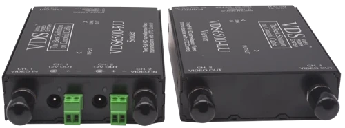 visuel S69002-BK : KIT 2 VIDEO PAL CVBS + ALIM > 1 COAX 500M - VDS6500