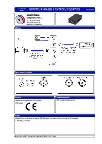 fiche technique de la référence S14003-B0