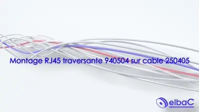 cliquer pour visualiser la vidéo vidéo Montage RJ45 traversante 940504 sur cable 250405