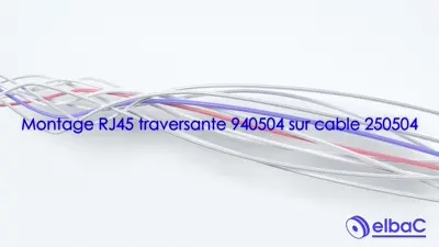 cliquer pour visualiser la vidéo vidéo Montage RJ45 traversante 940504 sur cable 250504