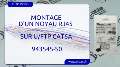cliquer pour visualiser la vidéo vidéo Montage noyau RJ45 sans outil 943545